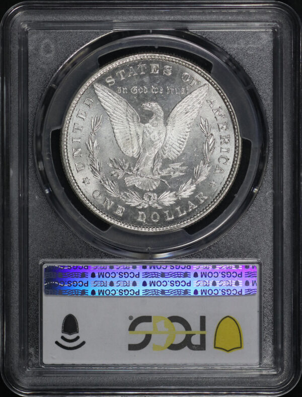Reverse of this 1878 Morgan Dollar 8TF PCGS MS-63 PL