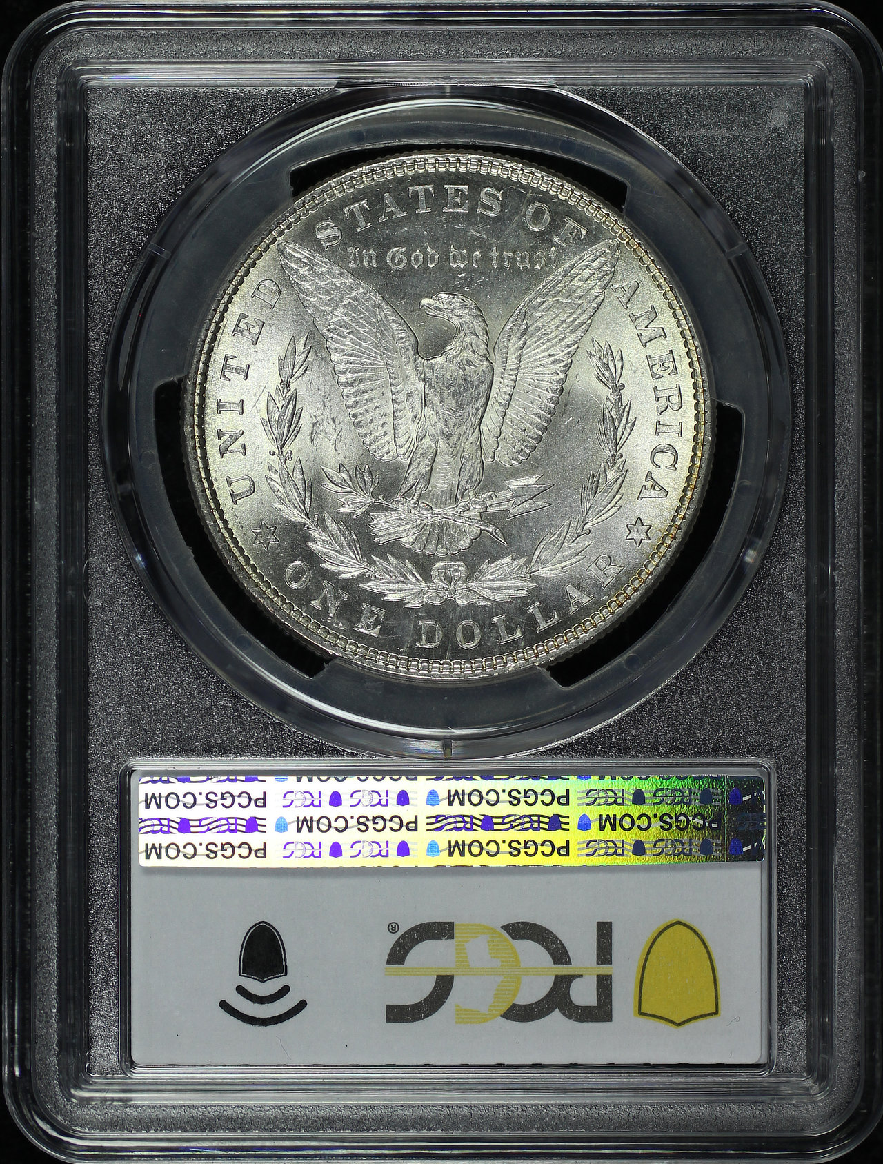 Reverse of this 1878 7TF Morgan Dollar Reverse of 1879 PCGS MS-62