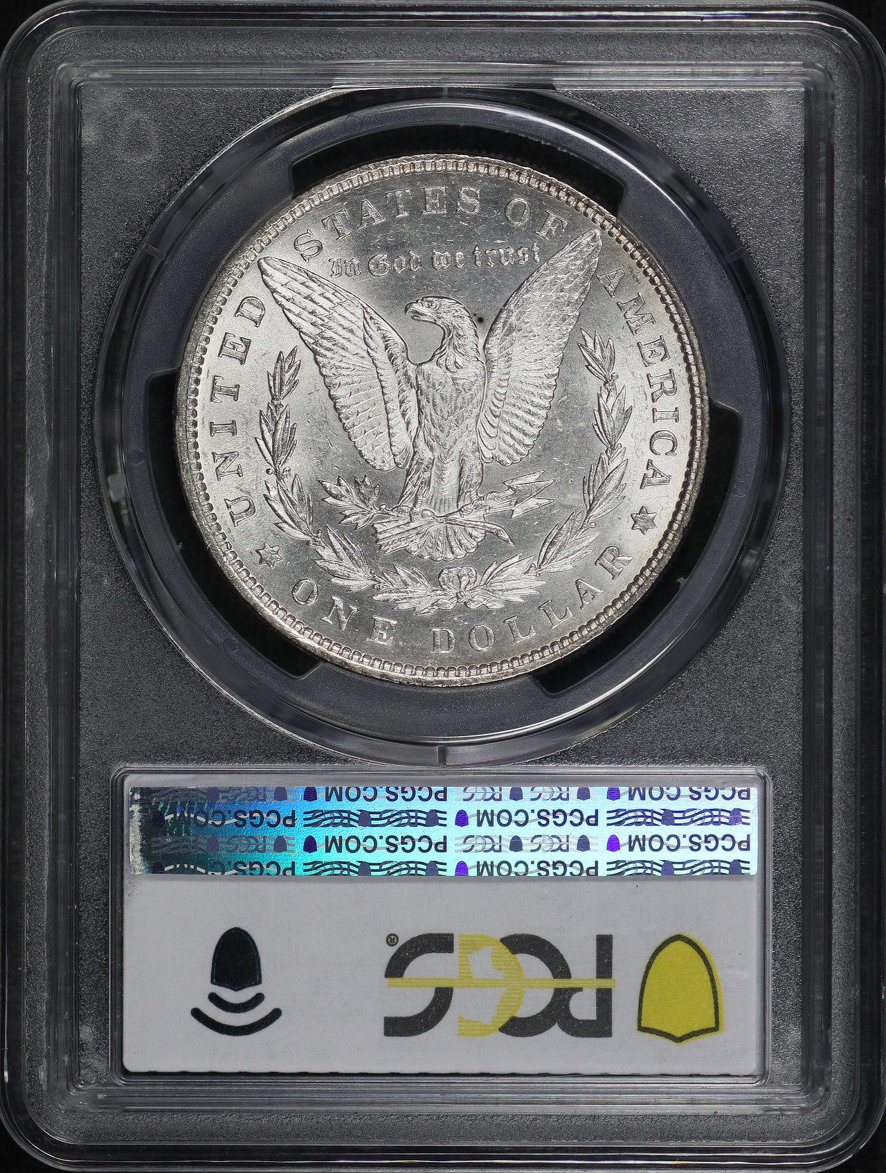 Reverse of this 1878 7TF Morgan Dollar Reverse of 1879 PCGS MS-63