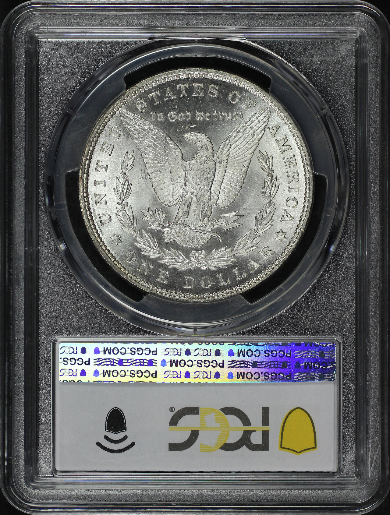 Reverse of this 1878 7TF Morgan Dollar Reverse of 1879 PCGS MS-65