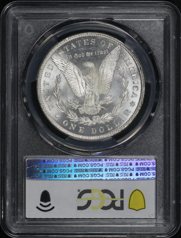 Reverse of this 1878 7TF Morgan Dollar Reverse of 1879 PCGS MS-62