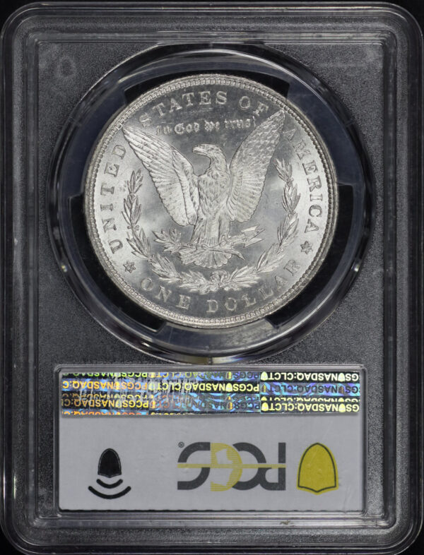 Reverse of this 1878 7TF Morgan Dollar Reverse of 1879 PCGS MS-63