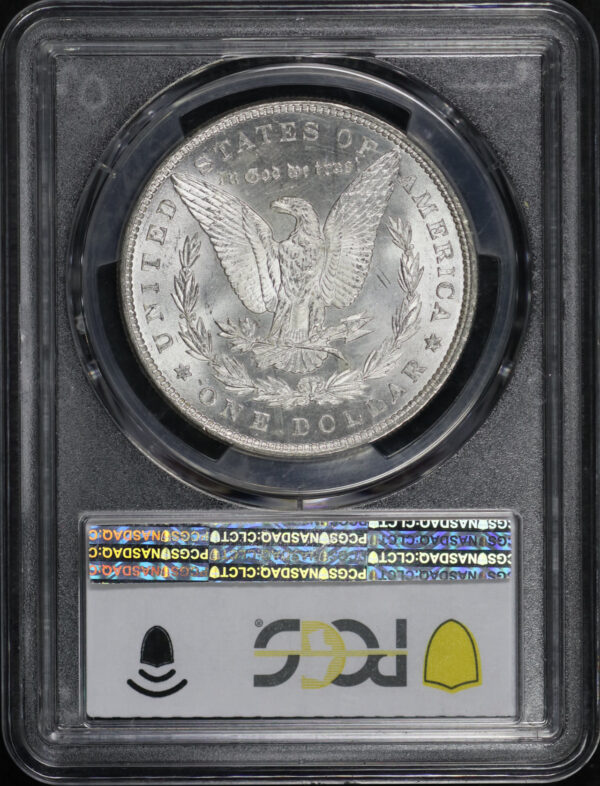 Reverse of this 1878 7TF Morgan Dollar Reverse of 1879 PCGS MS-63