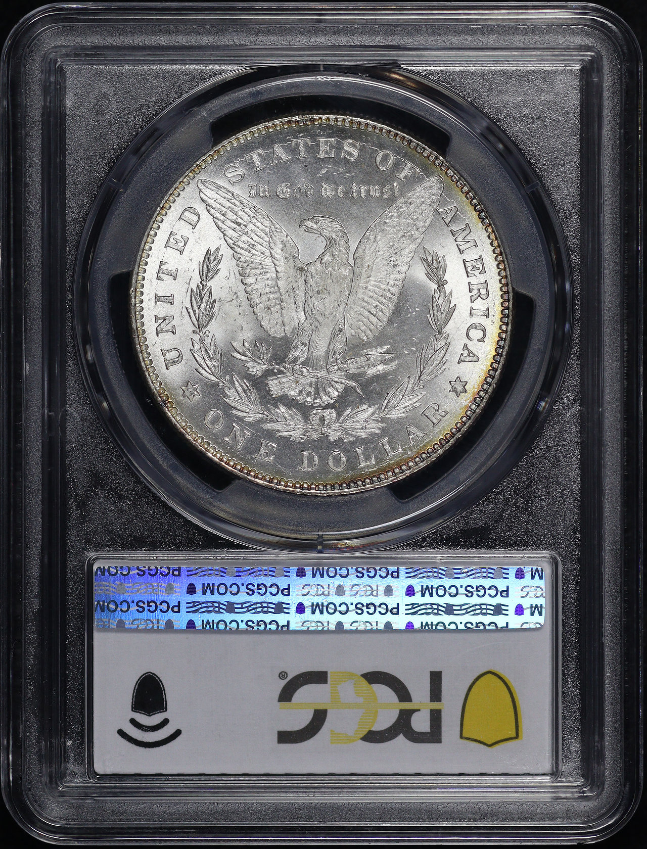 Reverse of this 1878 7/8TF Strong Morgan Dollar PCGS MS-63