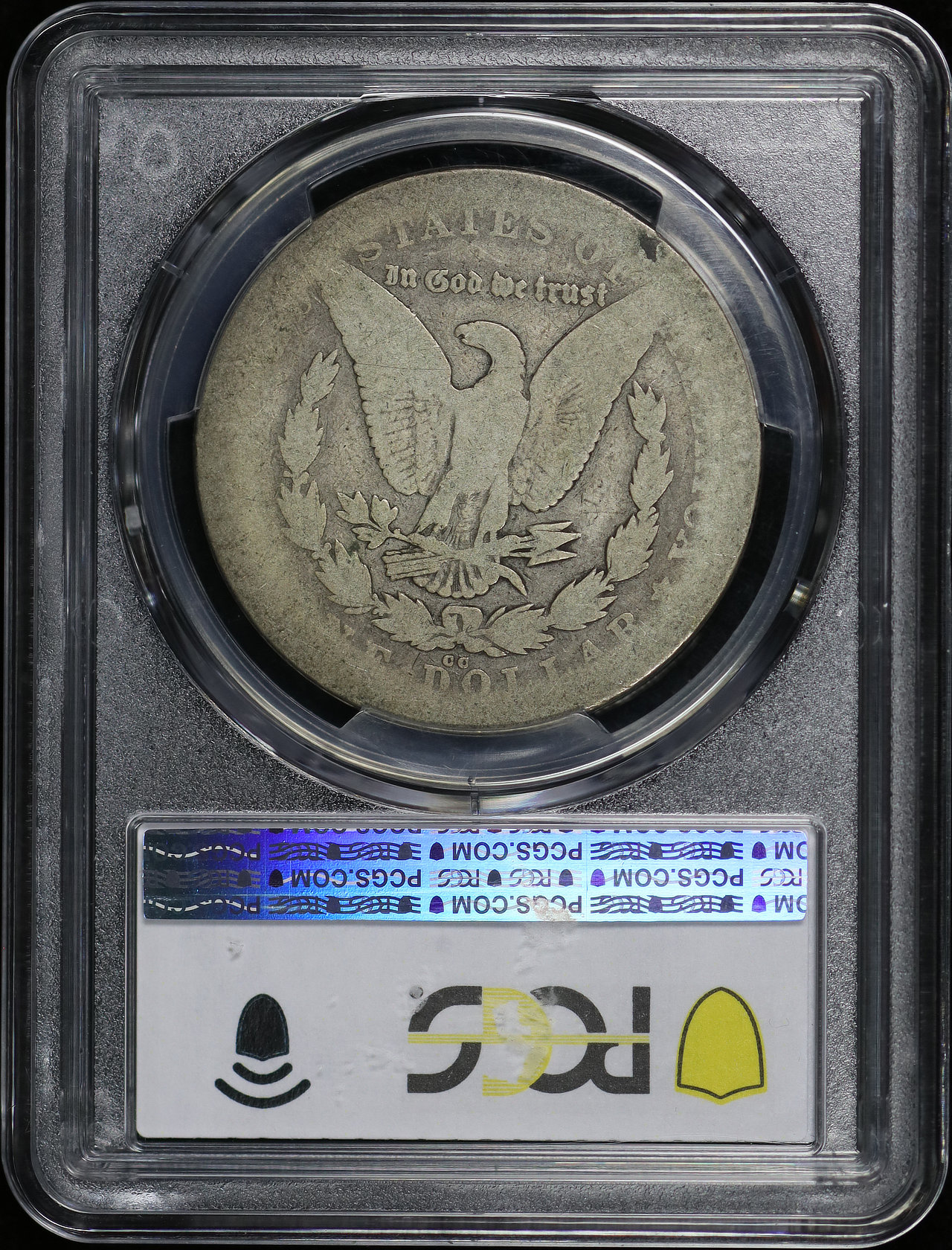 Reverse of this 1878-CC Morgan Dollar PCGS AG-03