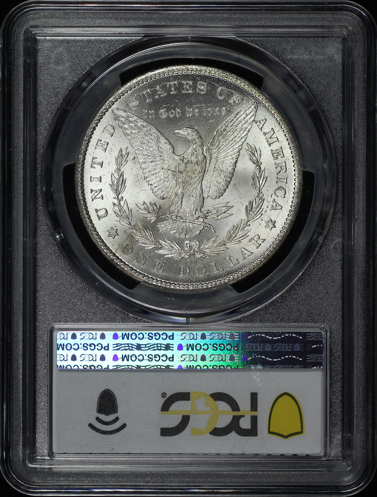 Reverse of this 1878-CC Morgan Dollar PCGS MS-63