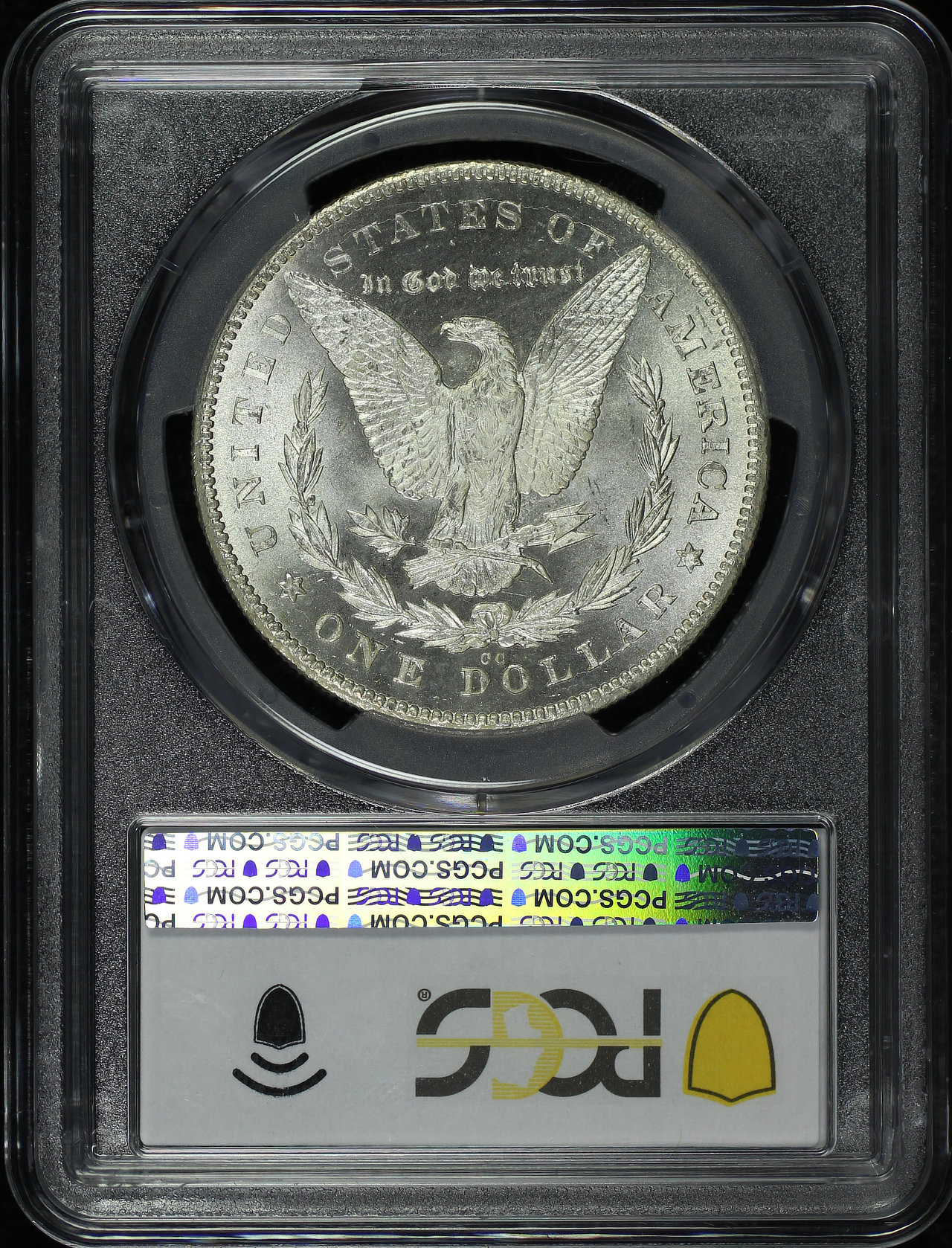 Reverse of this 1878-CC Morgan Dollar PCGS MS-63