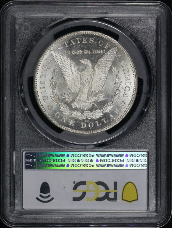 Reverse of this 1878-CC Morgan Dollar PCGS MS-64