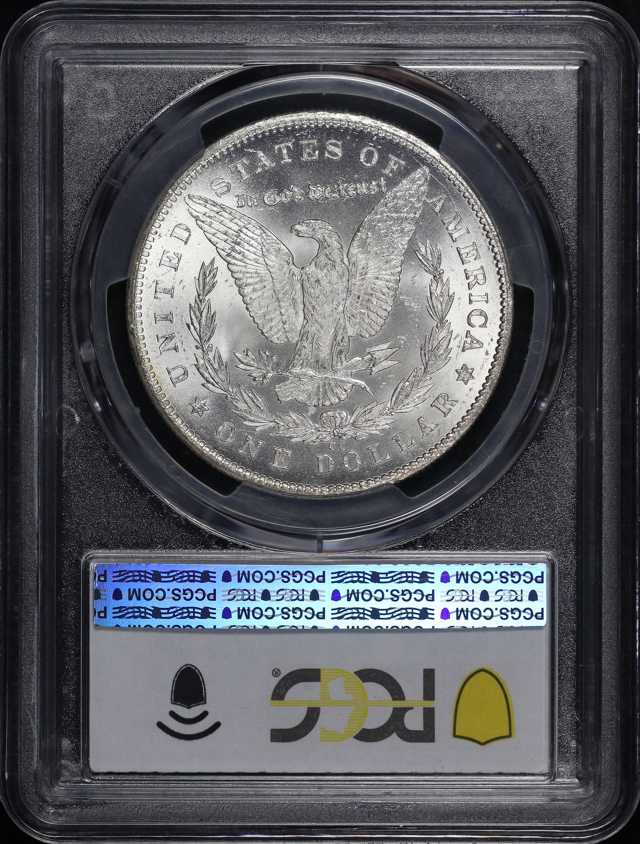 Reverse of this 1878-CC Morgan Dollar PCGS MS-65