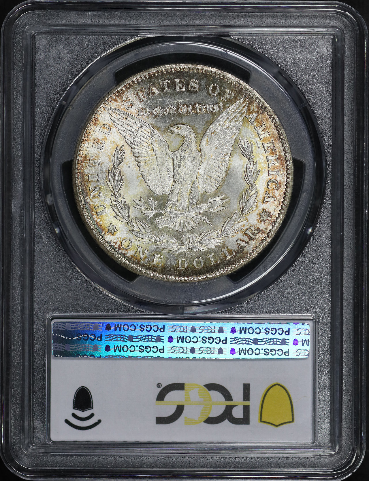 Reverse of this 1878-CC Morgan Dollar PCGS MS-65