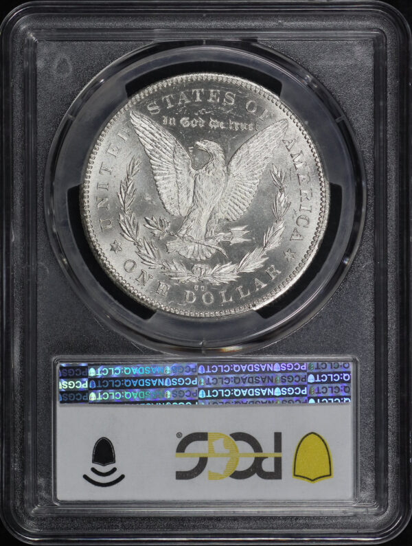 Reverse of this 1878-CC Morgan Dollar PCGS MS-63+