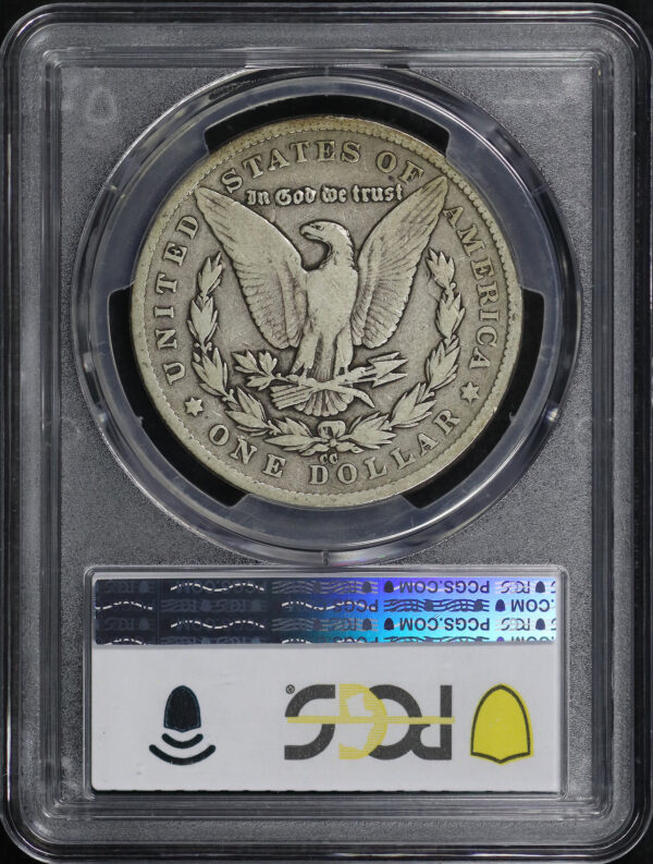 Reverse of this 1879-CC Morgan Dollar PCGS VG-08