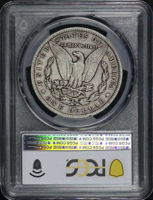 Reverse of this 1879-CC Morgan Dollar PCGS VF-25