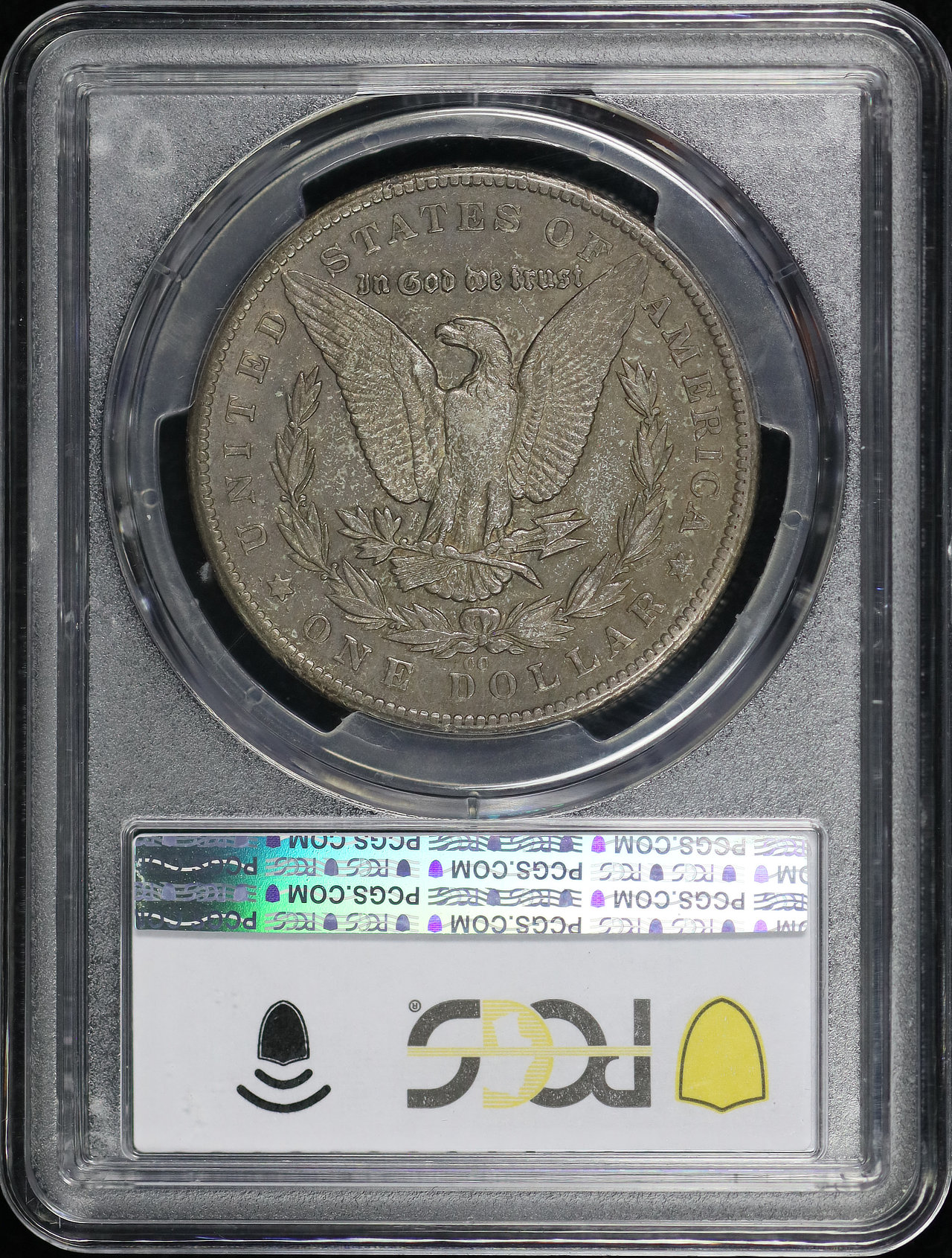 Reverse of this 1879-CC Morgan Dollar PCGS XF-45