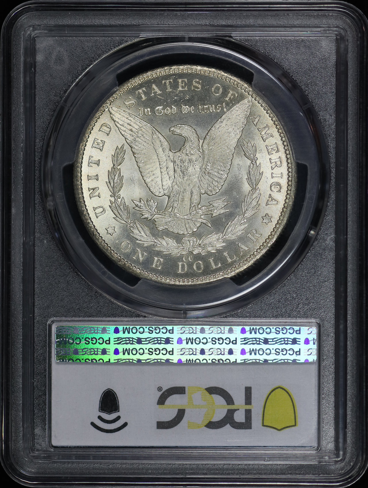 Reverse of this 1879-CC Morgan Dollar PCGS MS-62