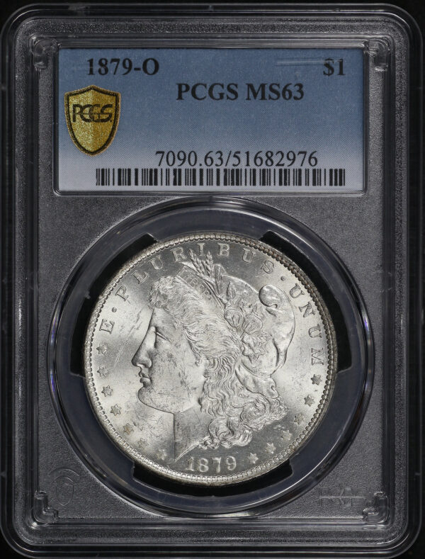 Obverse of this 1879-O Morgan Dollar PCGS MS-63