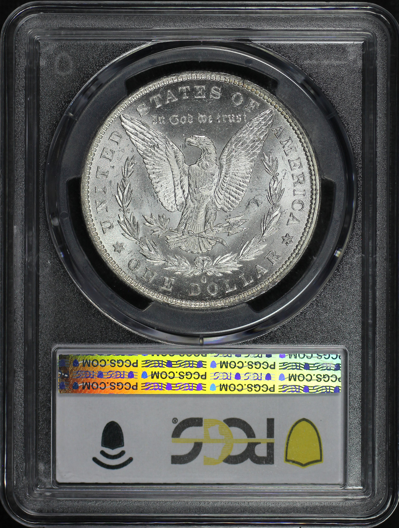 Reverse of this 1879-O Morgan Dollar PCGS MS-63