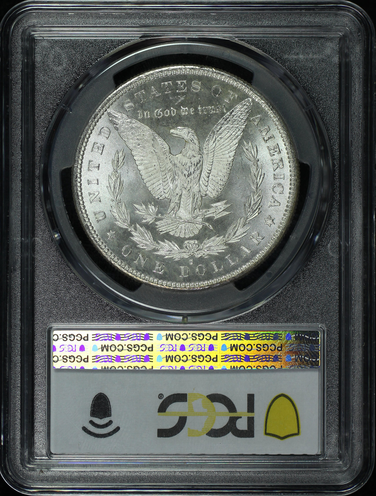 Reverse of this 1879-S Morgan Dollar PCGS MS-63