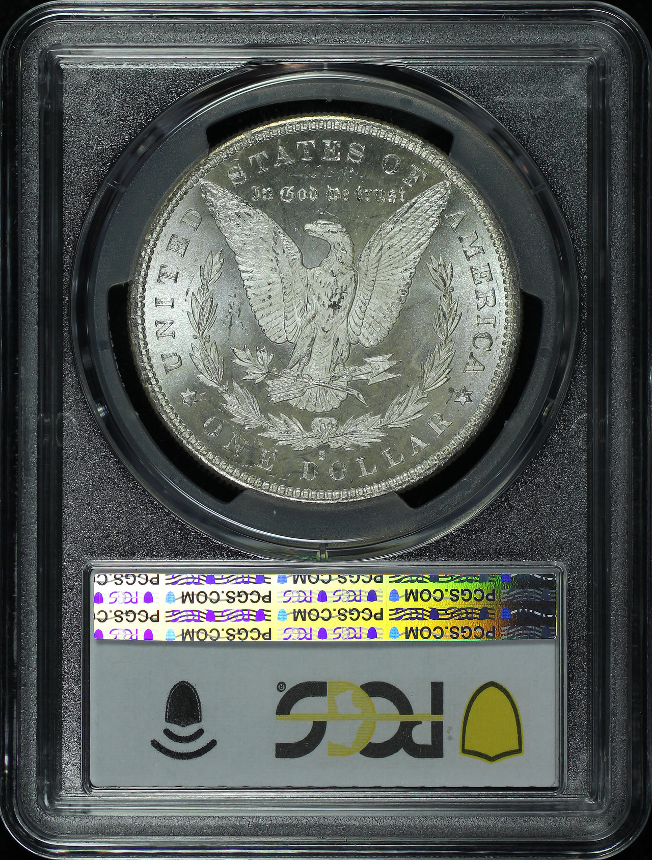 Reverse of this 1879-S Morgan Dollar PCGS MS-63