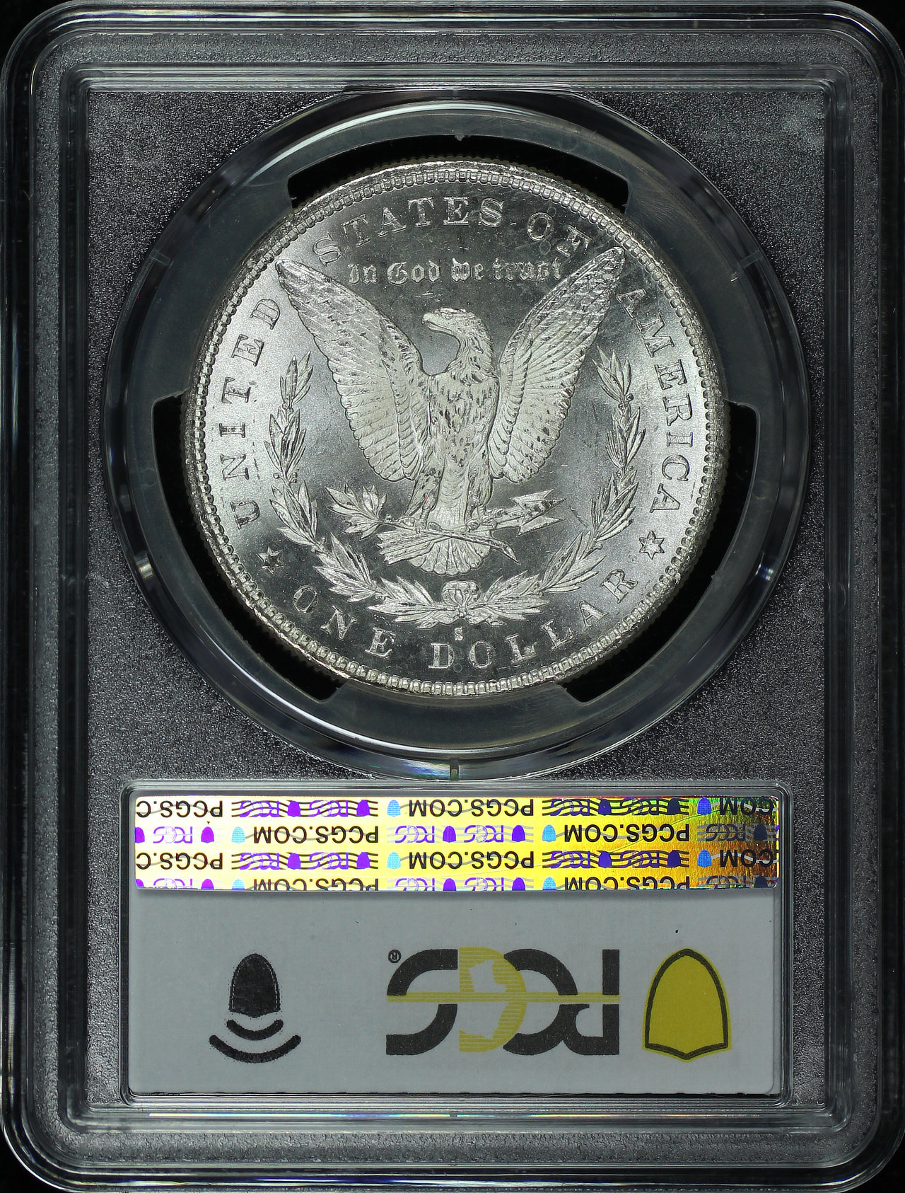Reverse of this 1879-S Morgan Dollar PCGS MS-63