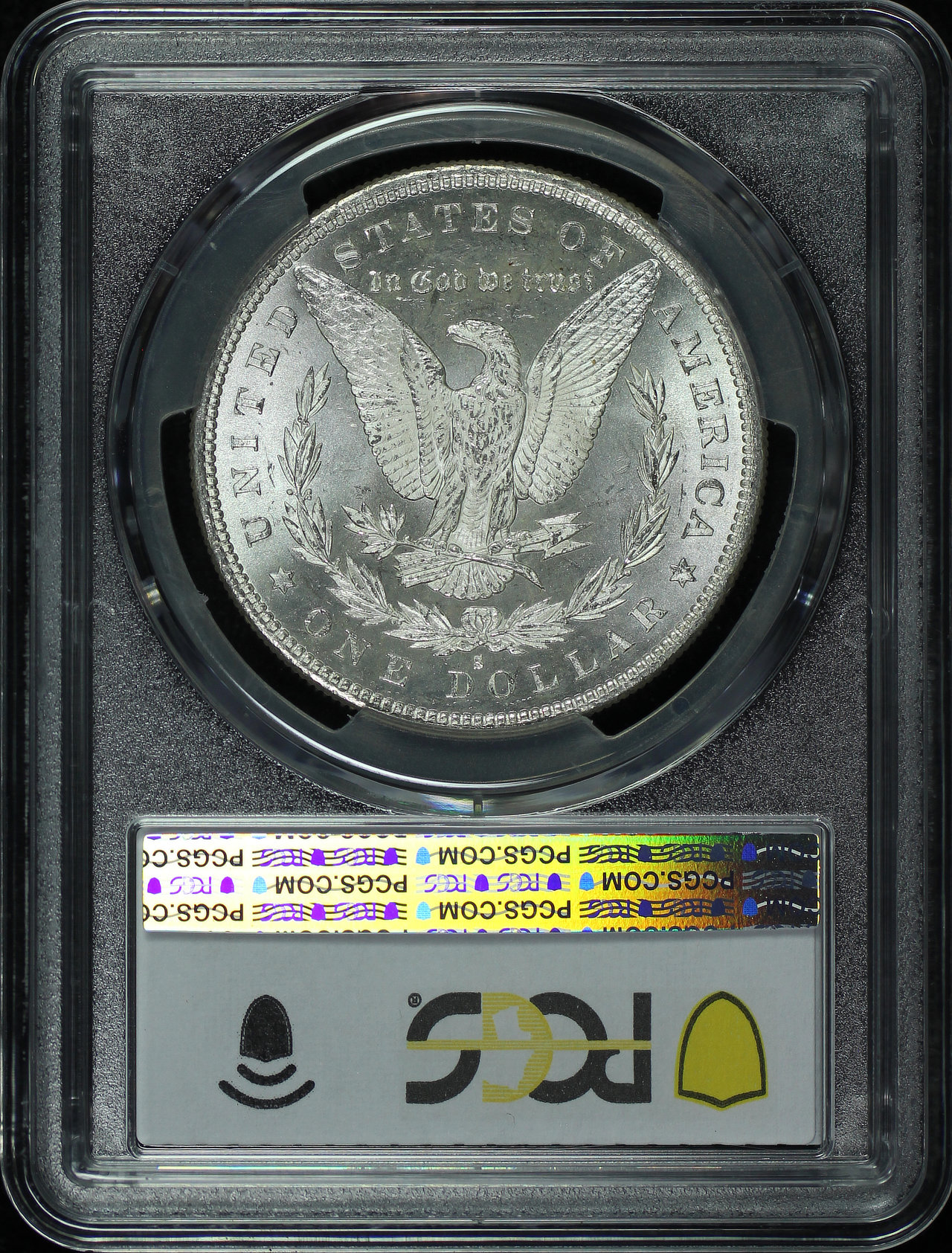 Reverse of this 1879-S Morgan Dollar PCGS MS-63