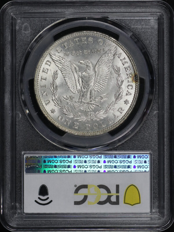 Reverse of this 1880 Morgan Dollar PCGS MS-63