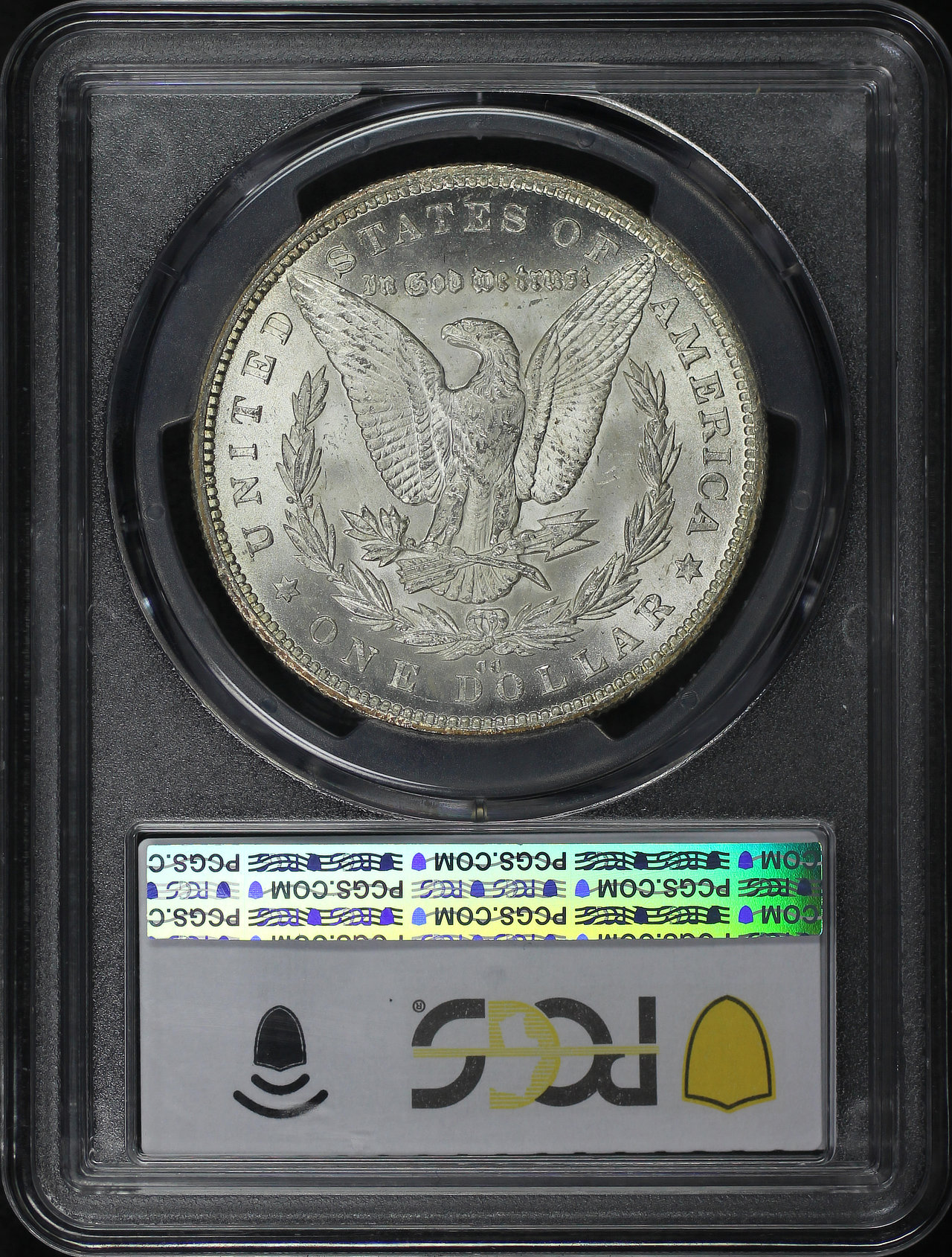 Reverse of this 1880-CC Morgan Dollar PCGS MS-62