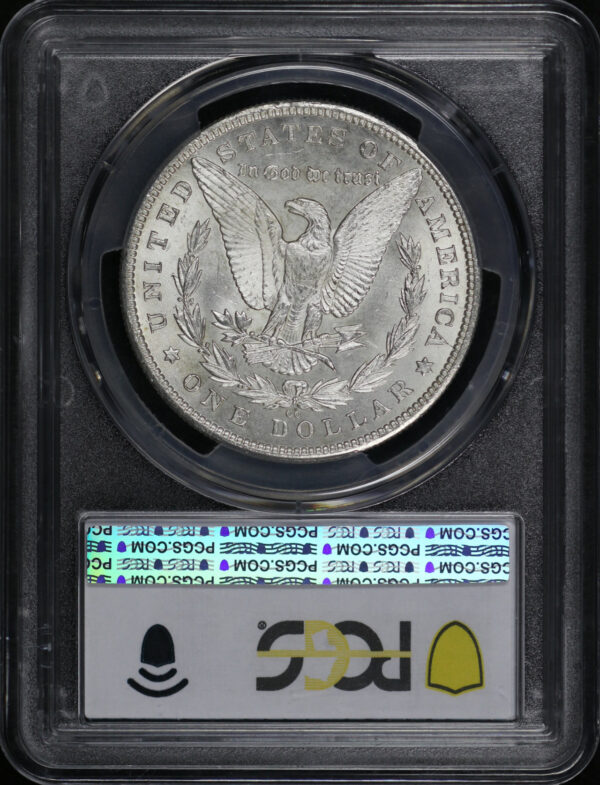Reverse of this 1880-CC Morgan Dollar PCGS MS-63
