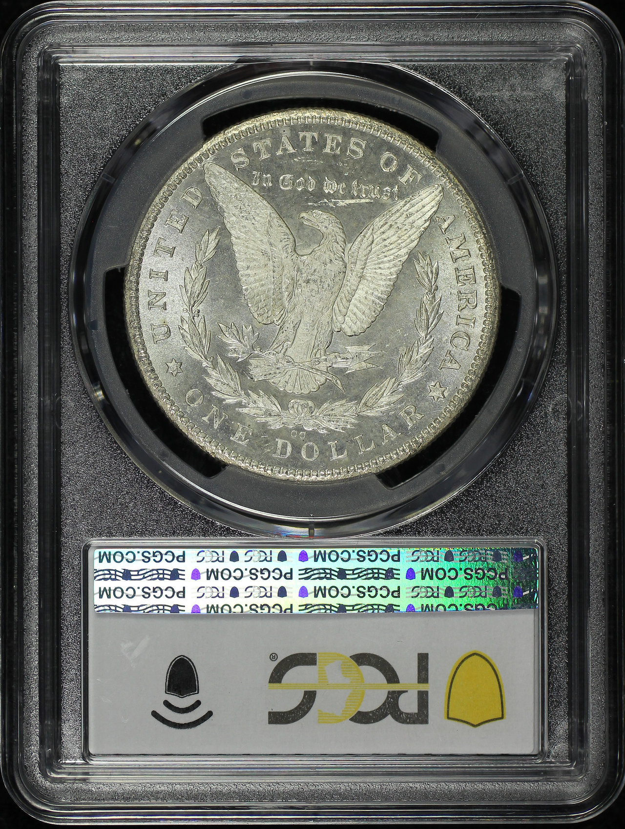 Reverse of this 1880-CC Morgan Dollar PCGS MS-63