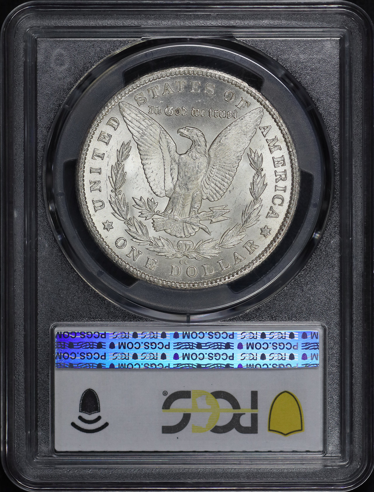 Reverse of this 1880-CC Morgan Dollar PCGS MS-64