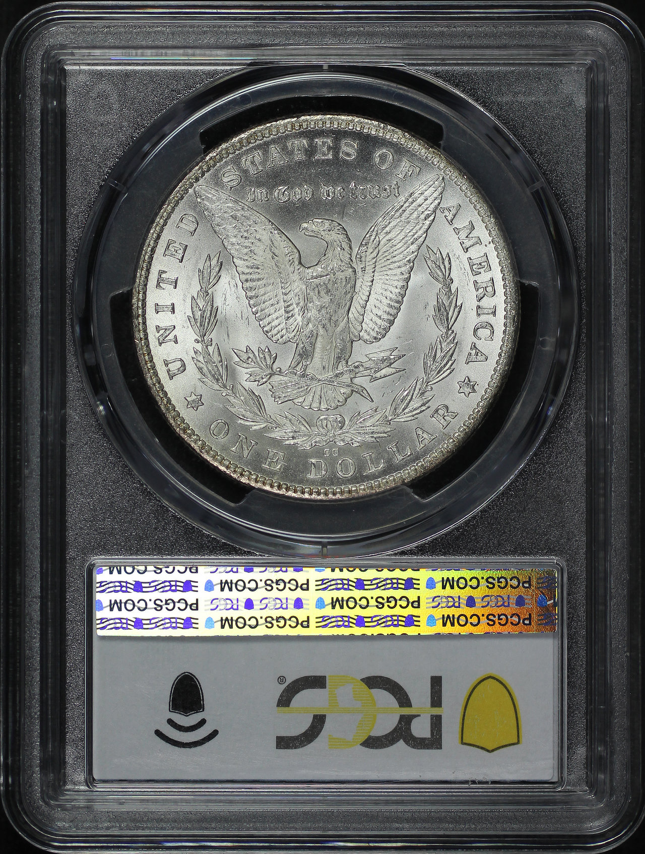 Reverse of this 1880-CC Morgan Dollar PCGS MS-64