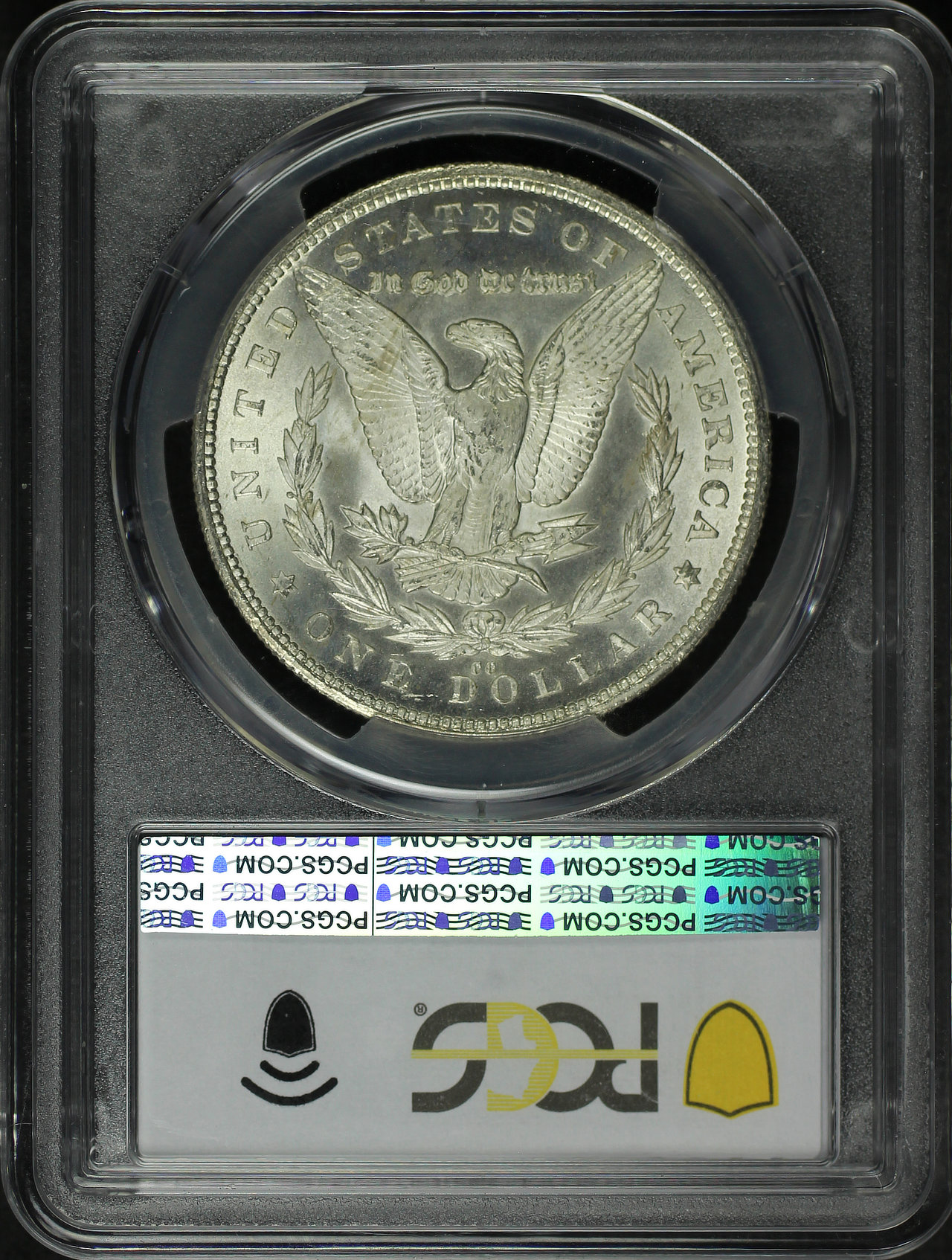 Reverse of this 1880-CC Morgan Dollar PCGS MS-66