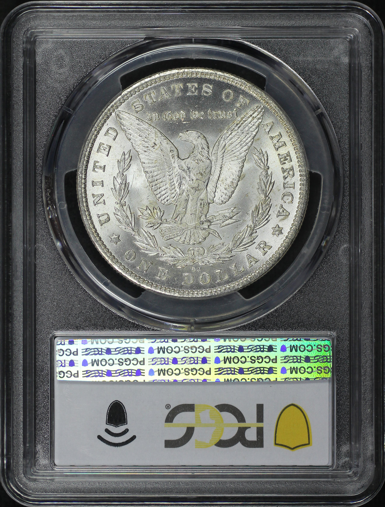 Reverse of this 1880-CC Morgan Dollar PCGS MS-66