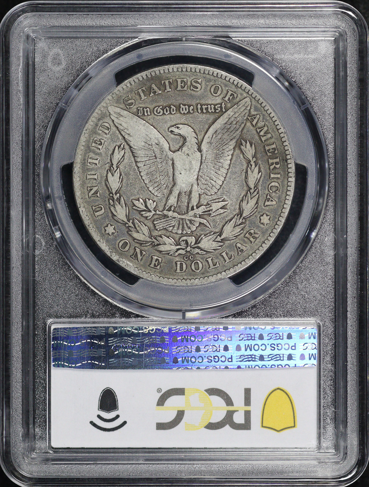 Reverse of this 1880-CC Morgan Dollar 8/7 Reverse of 1878 PCGS VG-08
