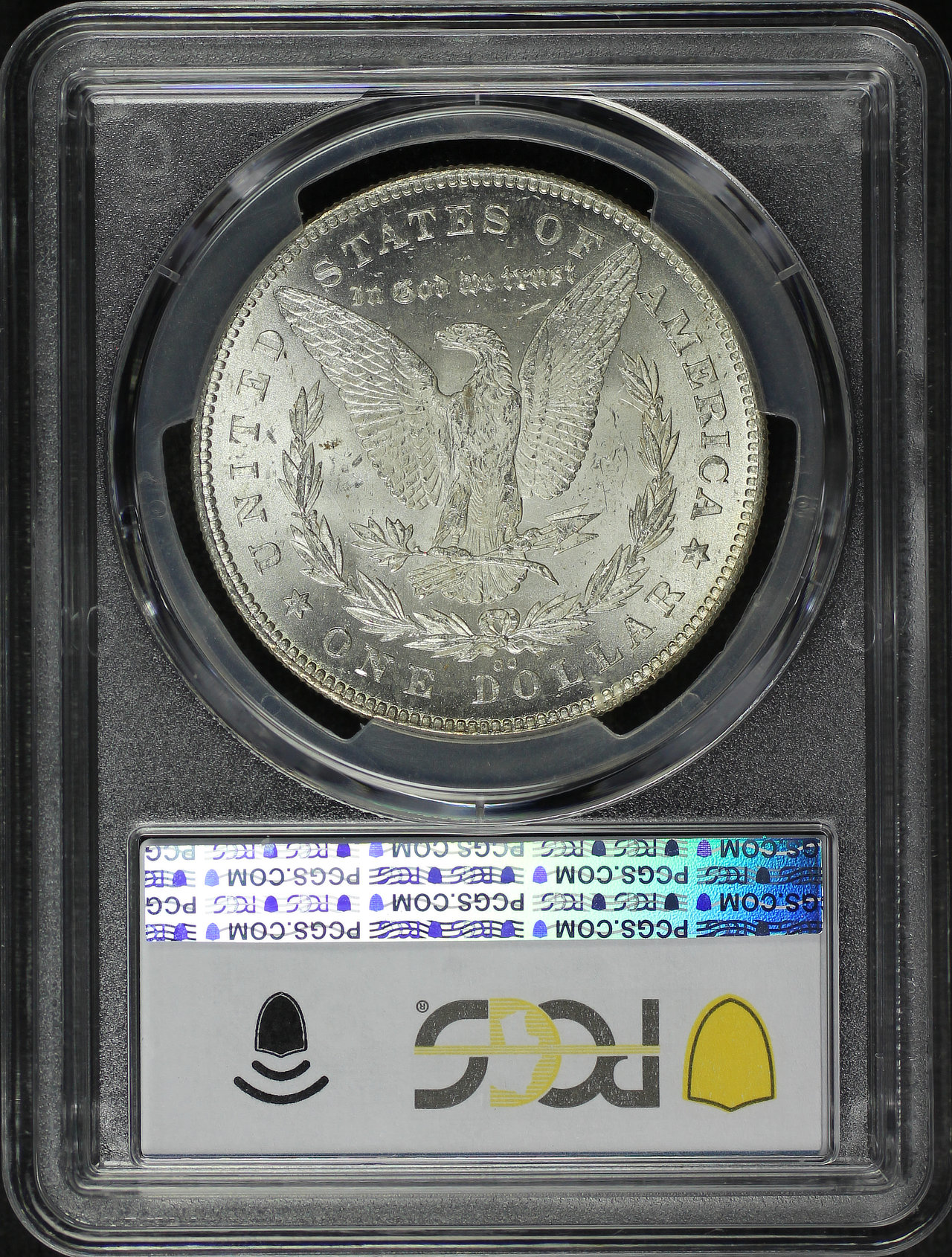 Reverse of this 1880-CC Morgan Dollar 8/7 Reverse of 1878 PCGS MS-63