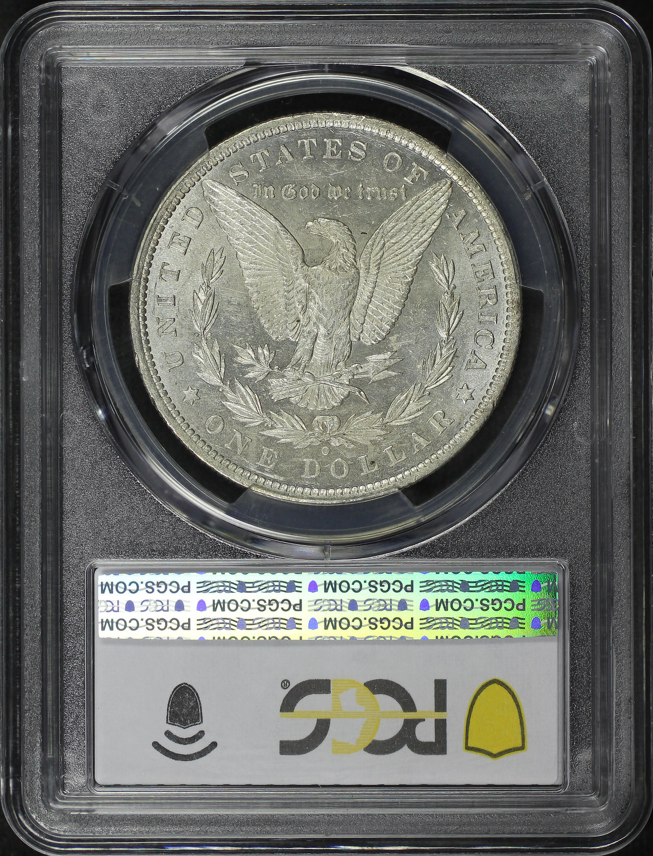 Reverse of this 1880-O Morgan Dollar PCGS AU-58
