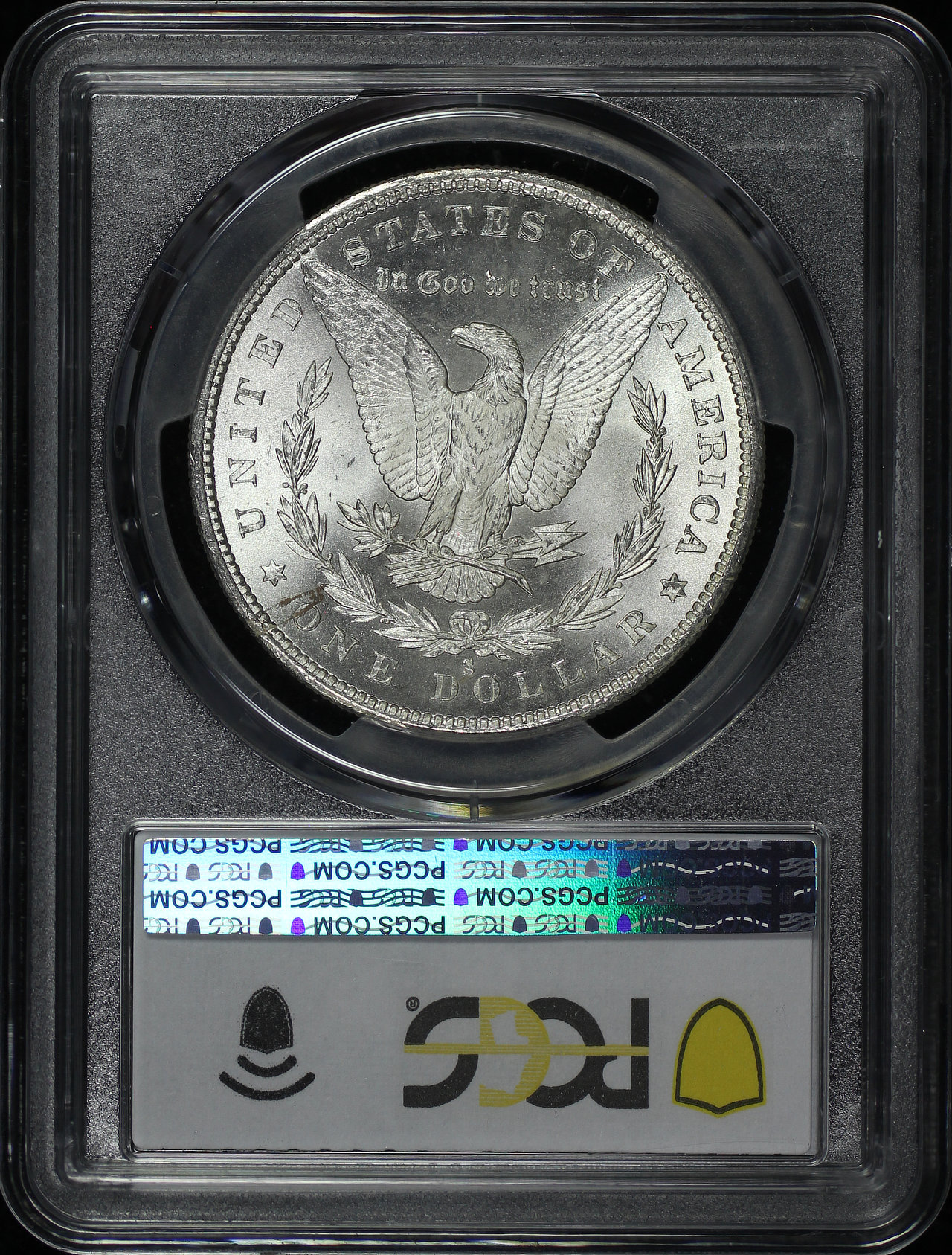 Reverse of this 1880-S Morgan Dollar PCGS MS-63