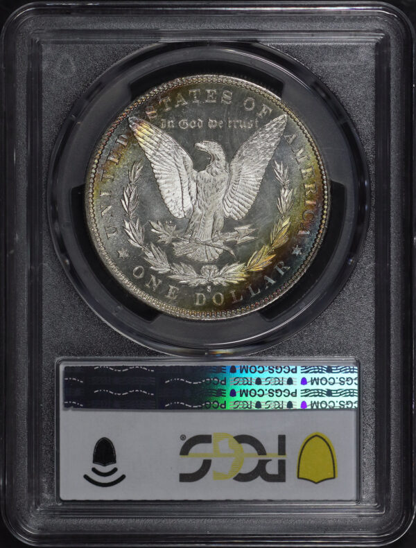 Reverse of this 1880-S Morgan Dollar PCGS MS-64+