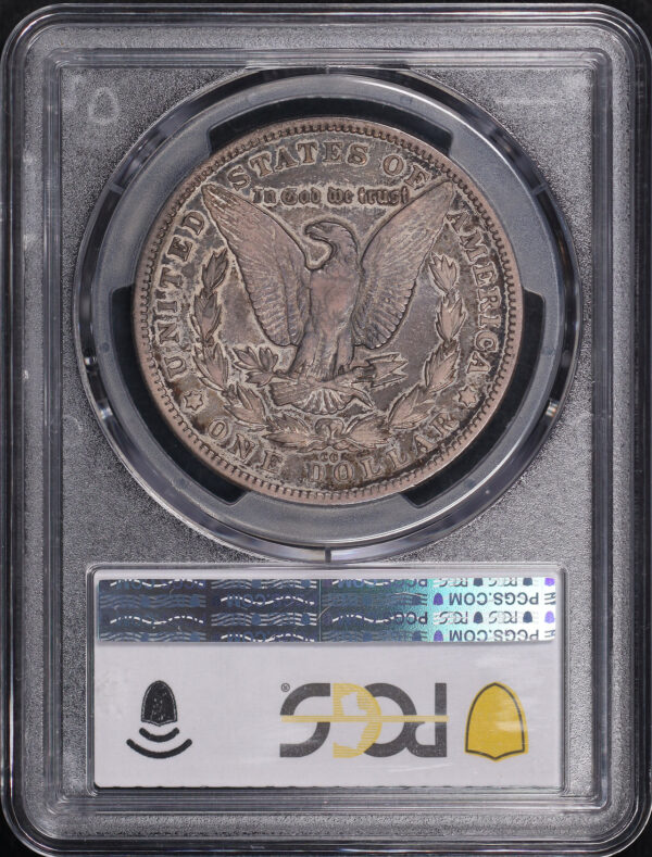Reverse of this 1881-CC Morgan Dollar PCGS VF-35 CAC
