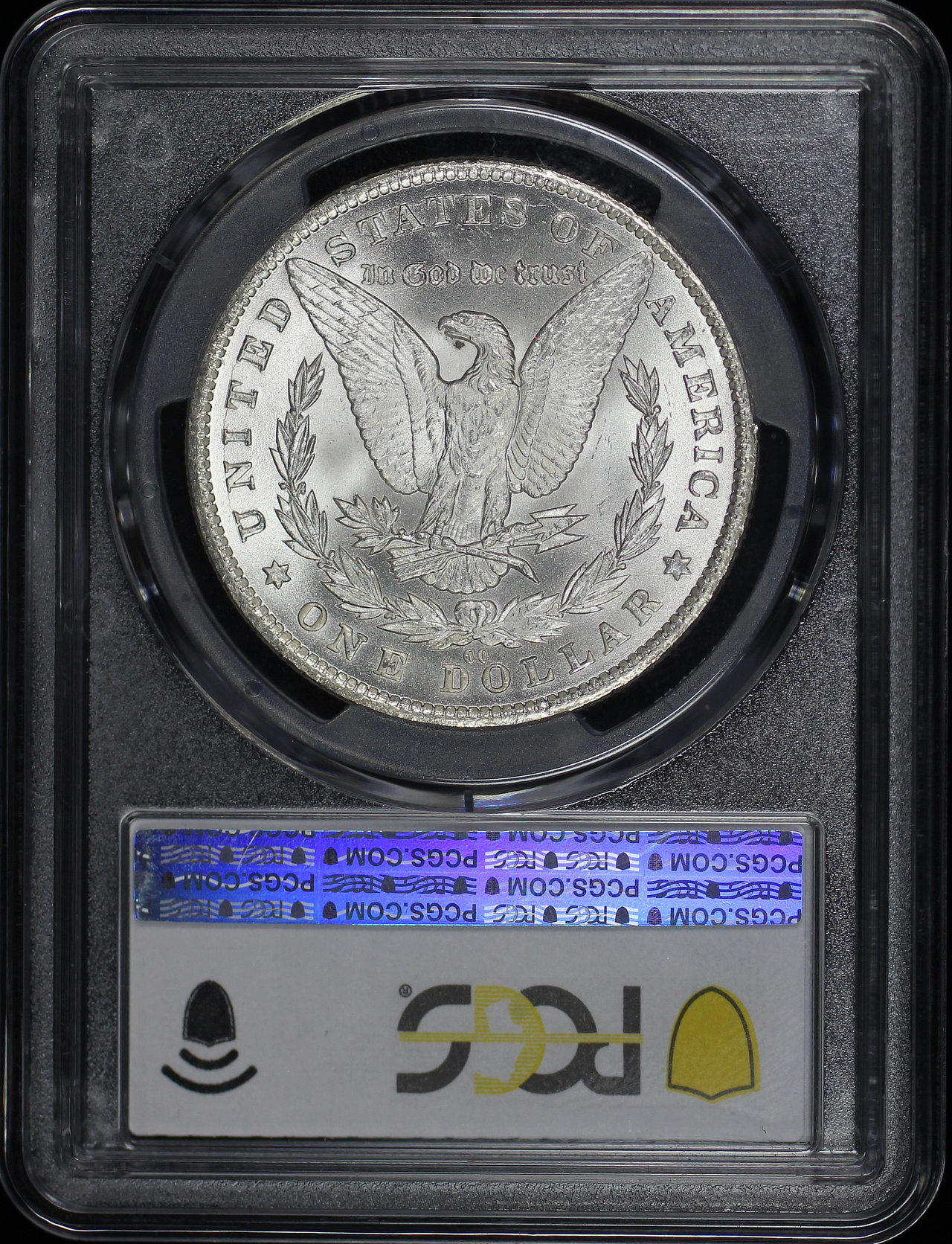Reverse of this 1881-CC Morgan Dollar PCGS MS-63