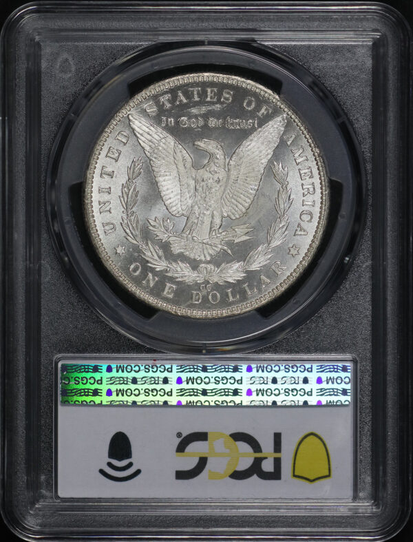 Reverse of this 1881-CC Morgan Dollar PCGS MS-63