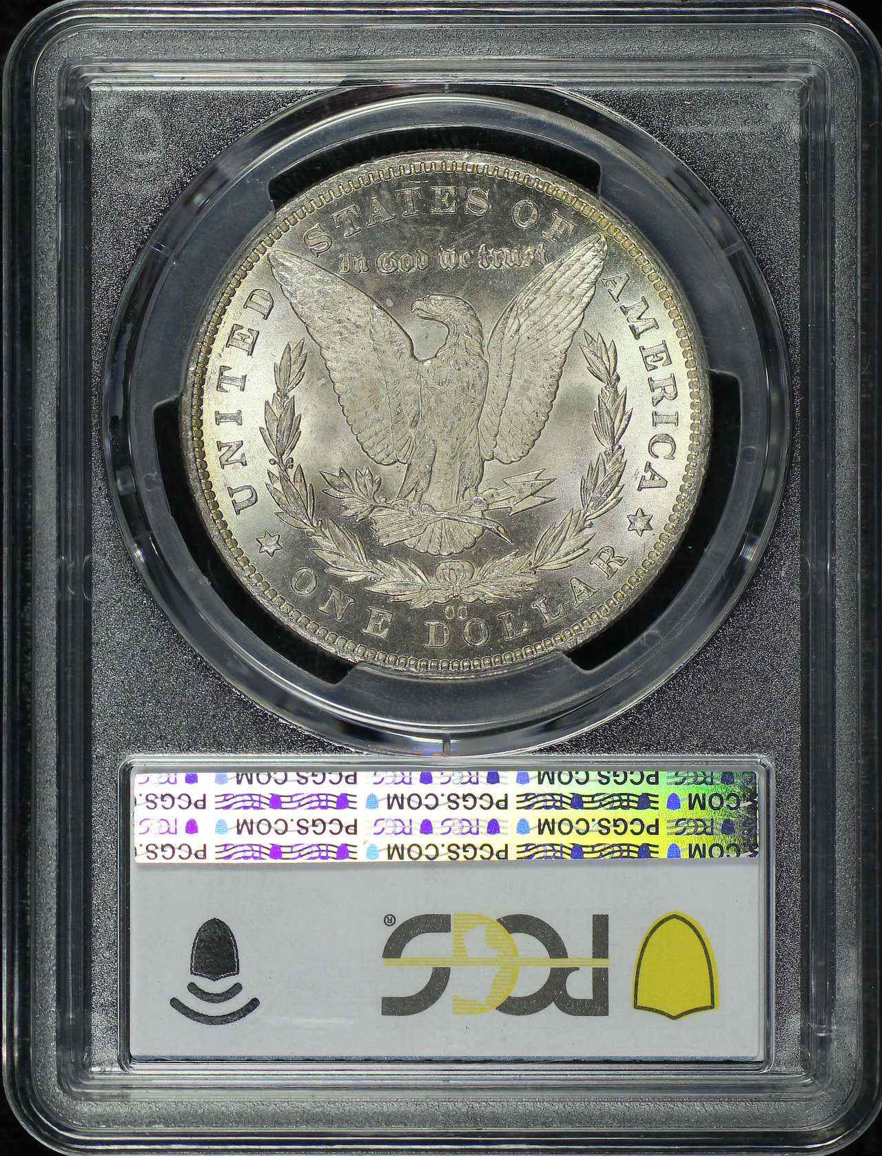 Reverse of this 1881-CC Morgan Dollar PCGS MS-64