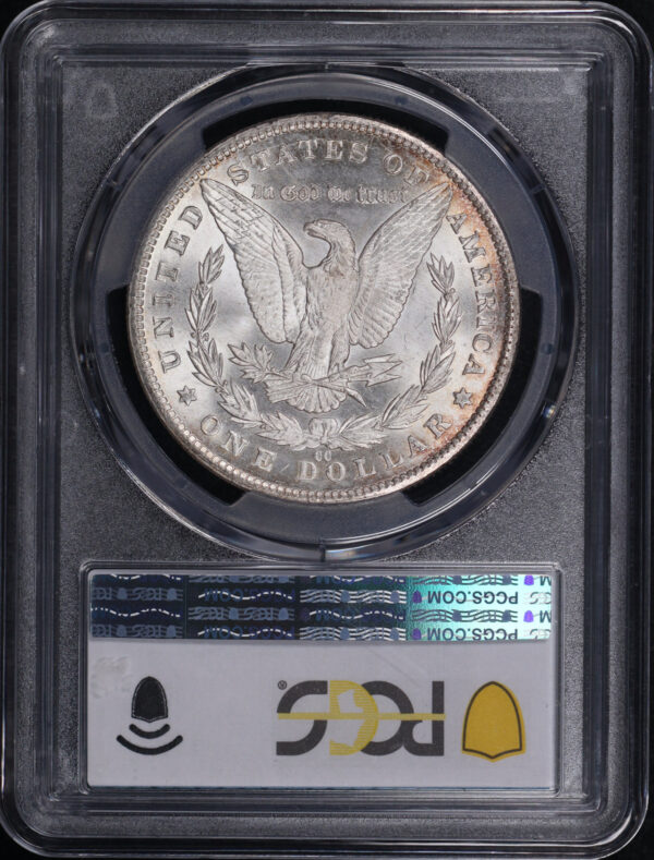 Reverse of this 1881-CC Morgan Dollar PCGS MS-64