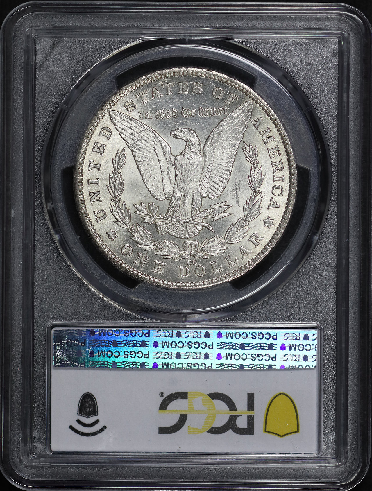 Reverse of this 1881-CC Morgan Dollar PCGS MS-64