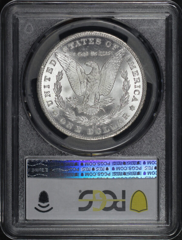 Reverse of this 1881-CC Morgan Dollar PCGS MS-67 CAC Mark Freitas Collection