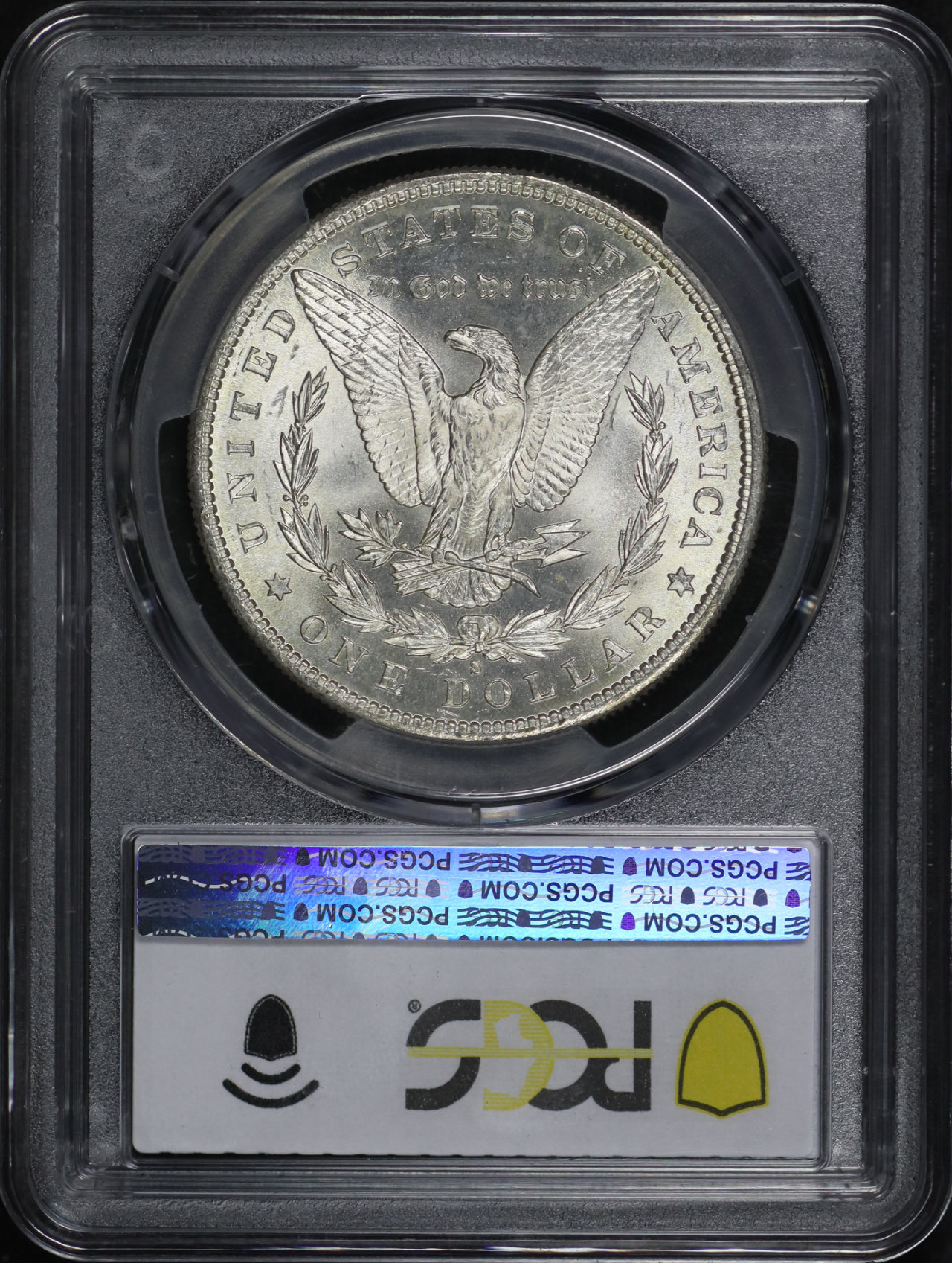 Reverse of this 1881-S Morgan Dollar PCGS MS-66