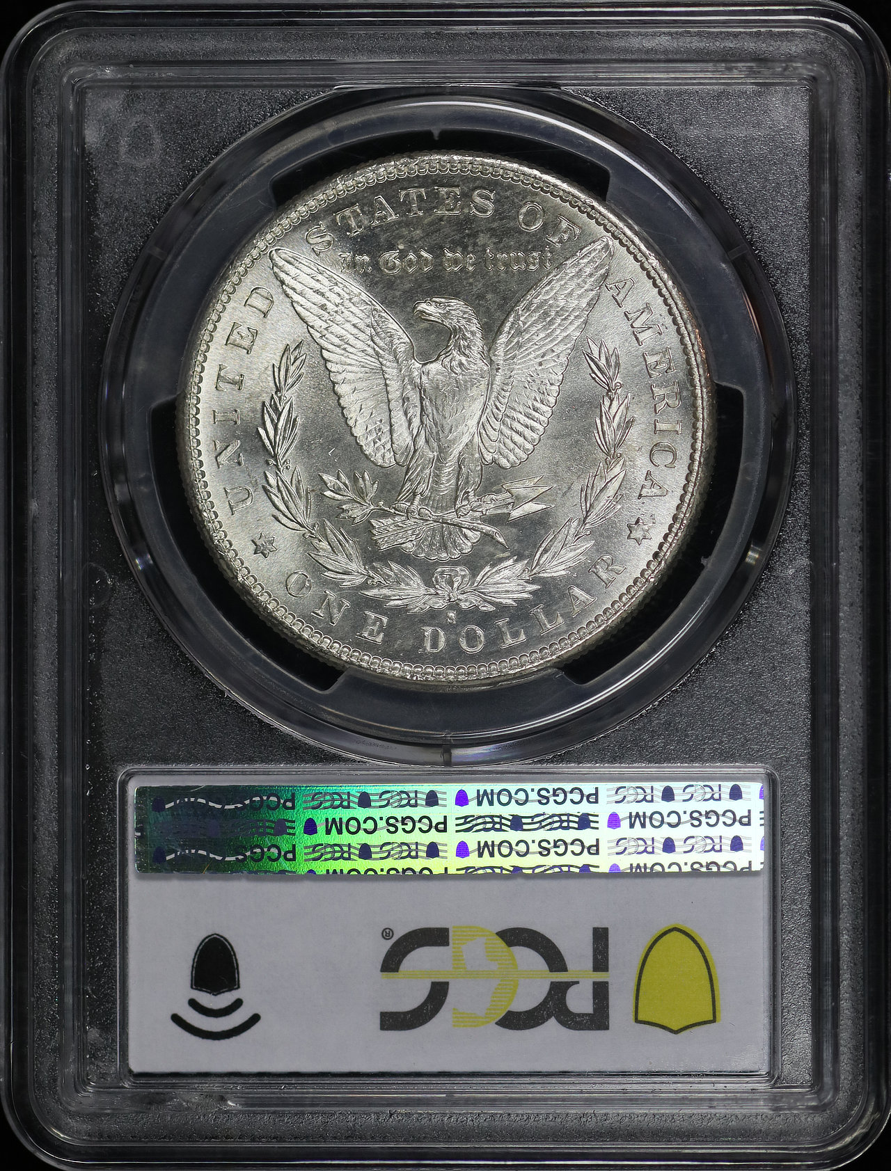 Reverse of this 1881-S Morgan Dollar PCGS MS-68
