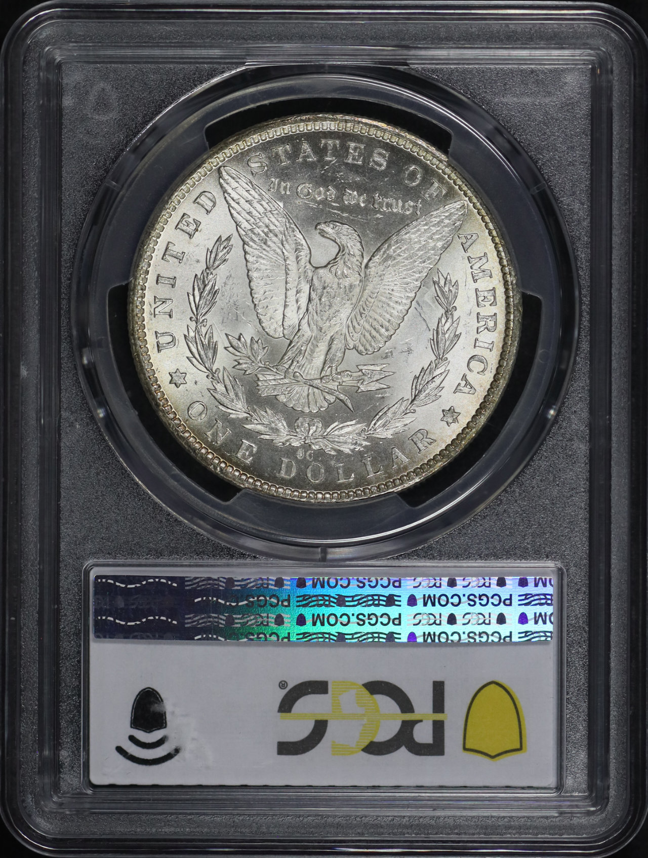 Reverse of this 1882-CC Morgan Dollar PCGS MS-61
