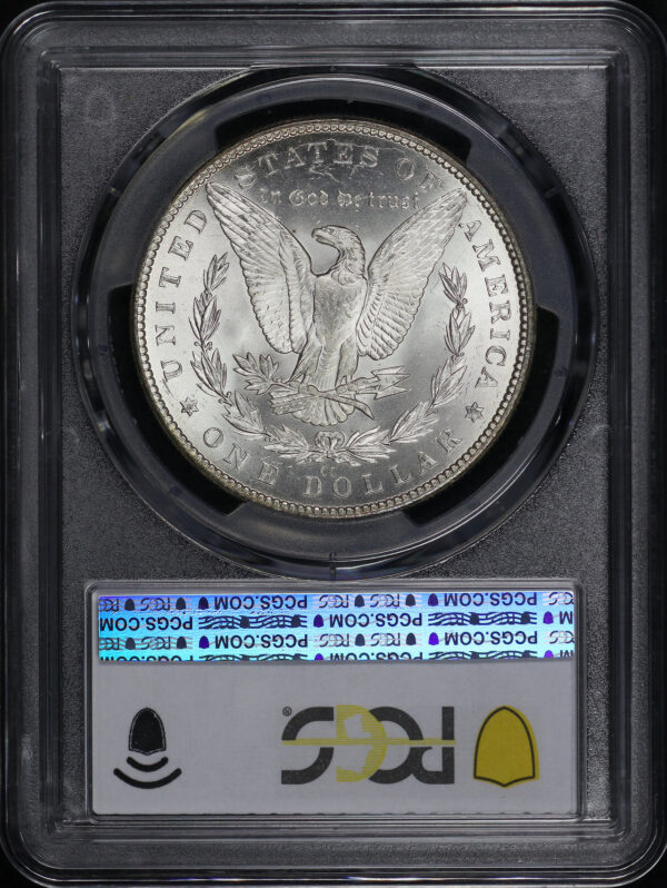 Reverse of this 1882-CC Morgan Dollar PCGS MS-63