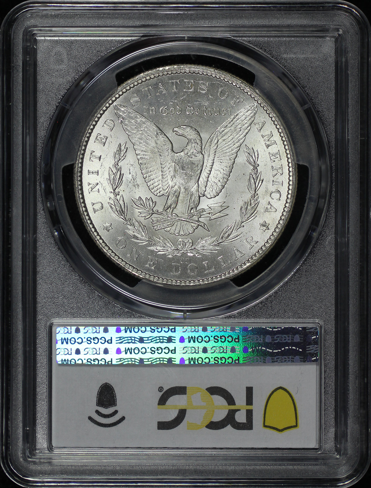 Reverse of this 1882-CC Morgan Dollar PCGS MS-63